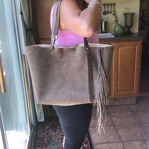 Rebecca Minkoff Stella Large Tote with Fringe